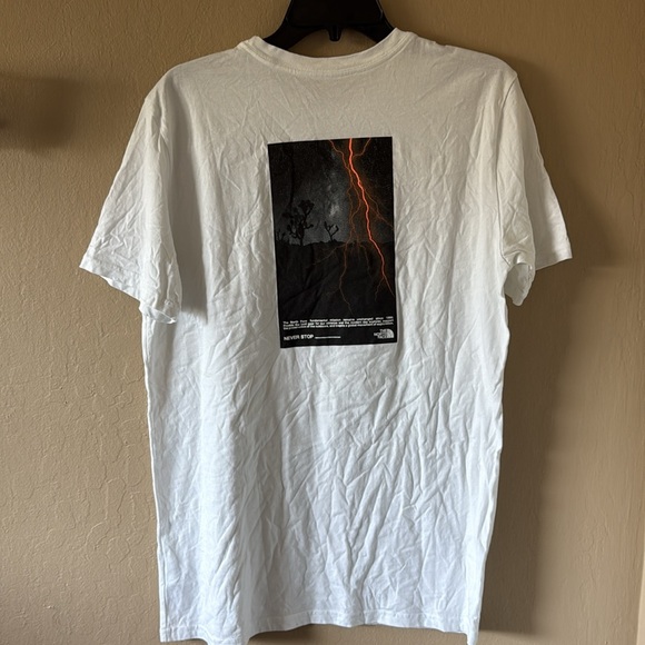 The North Face Men’s White Short Sleeve Tee Size XXL - Picture 5 of 8
